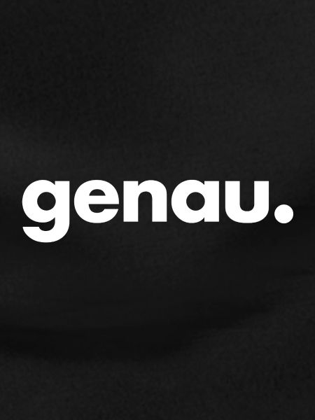 genau. 