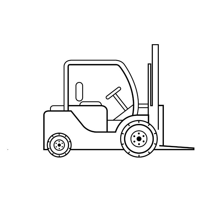 Gabelstapler Symbol Stapler Logistik Arbeit icon