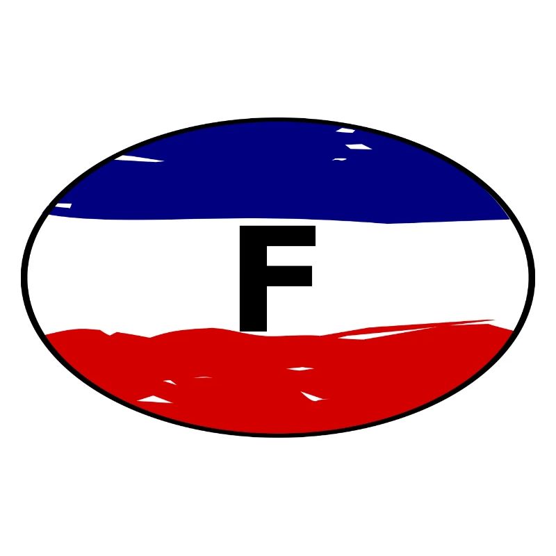 Frankreich Autoaufkleber