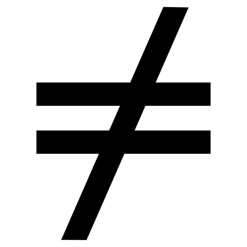 Not all inequality signs are the same