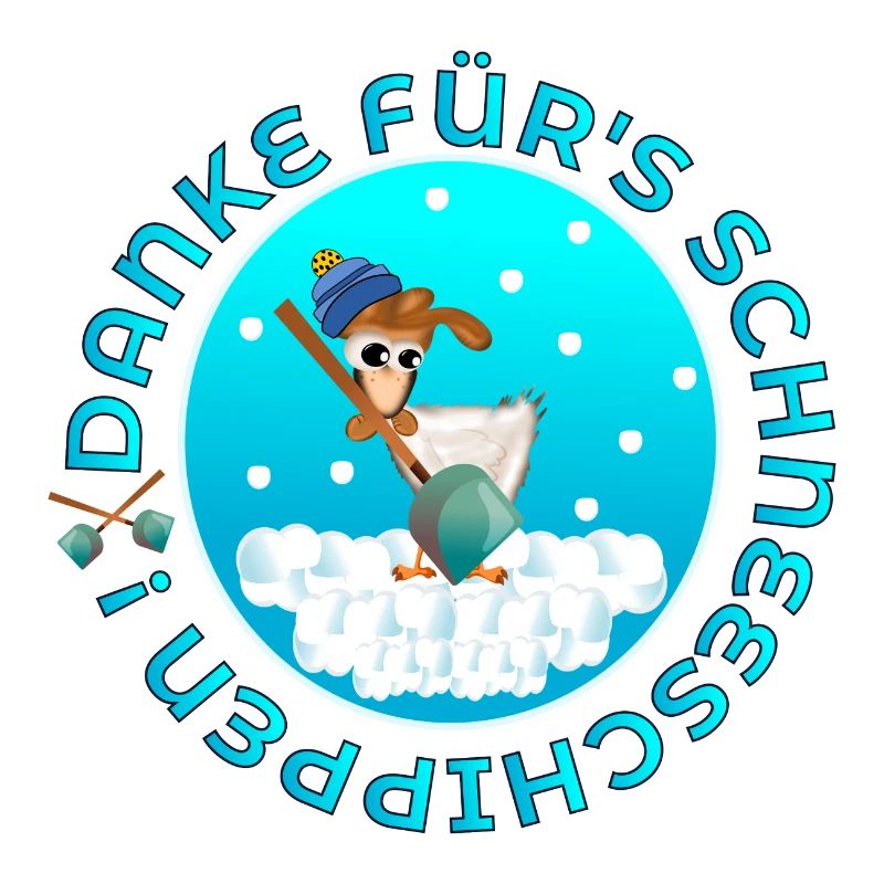 SCHNEESCHIPPEN - WINTER SCHNEE HÜHNER