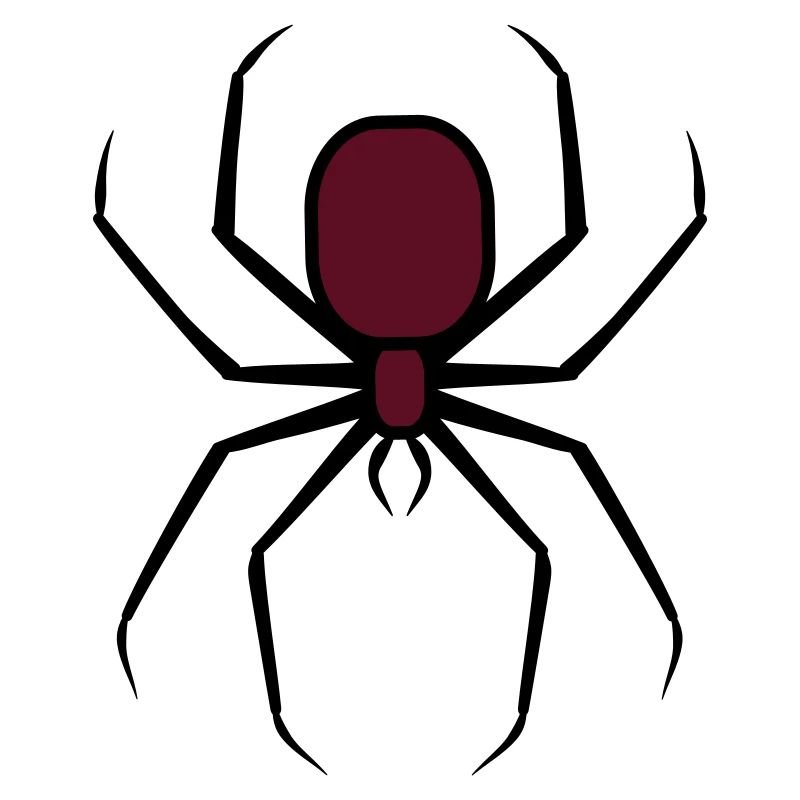 Gruselige Halloween Unheimliche Goth-Spinne 3