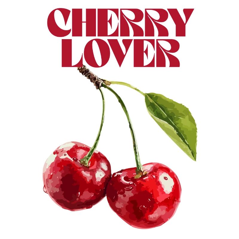 Cherry Lover Botanical Illustration