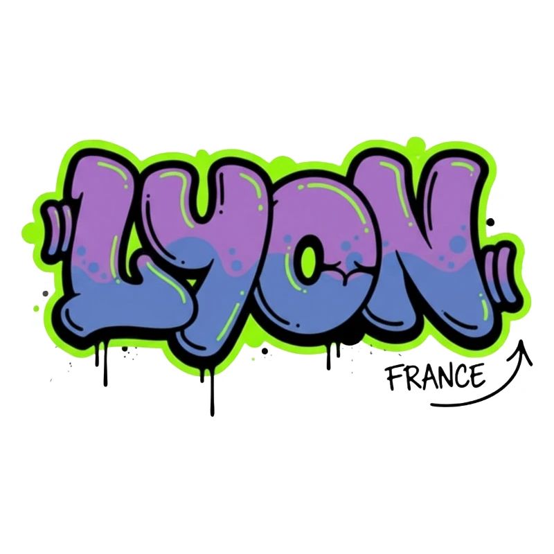 Lettrage graffiti Lyon