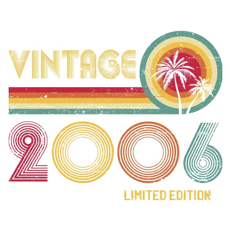 Vintage 2006 Retro Circles