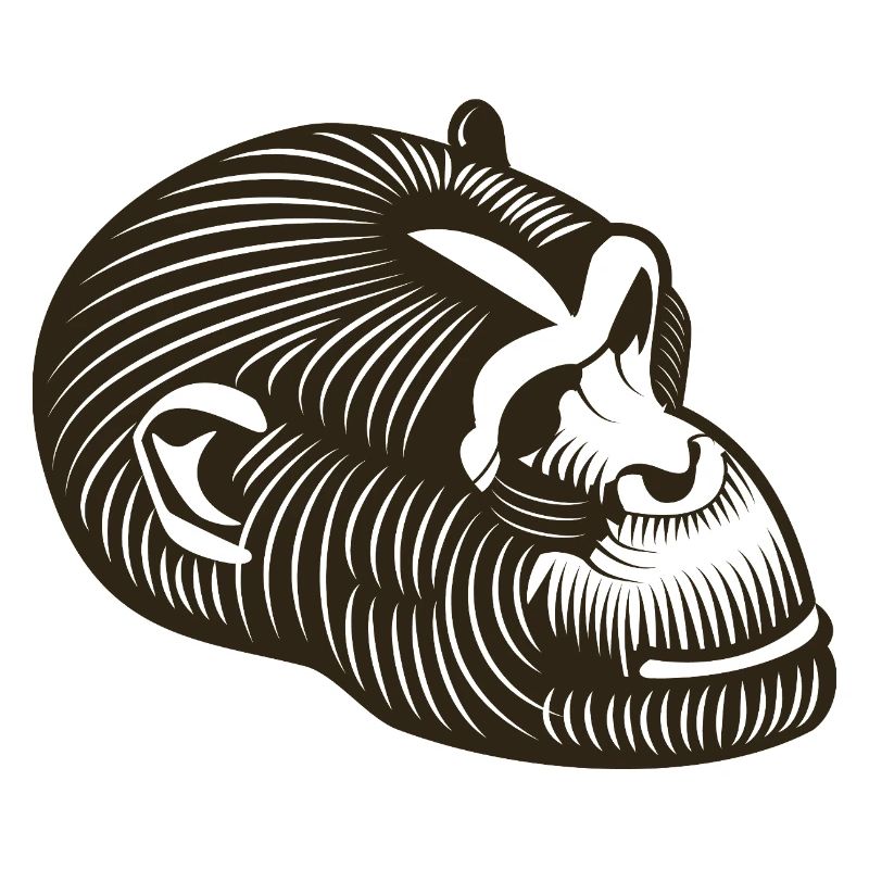 Stylized GORILLE head