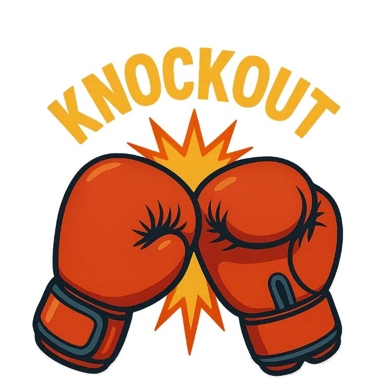 Knockout – Boxhandschuh Comic