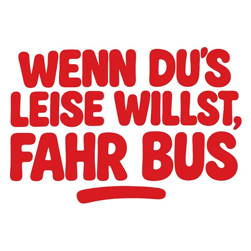 Si vous voulez que ce soit calme, prenez le bus