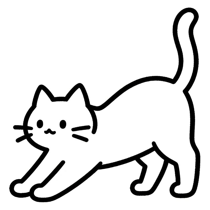 Silhouette de chats