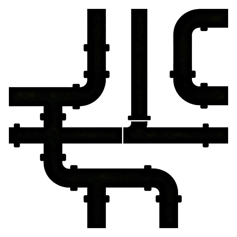 Black Cane Net Pattern