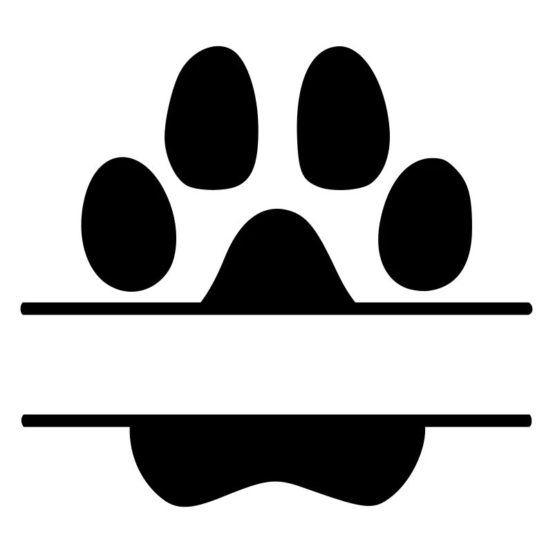 Dog Paws Name Tag