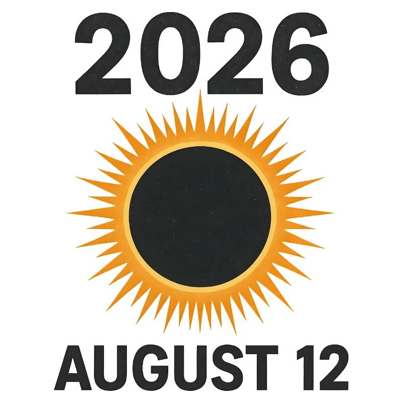 2026 August 12 - total solar eclipse