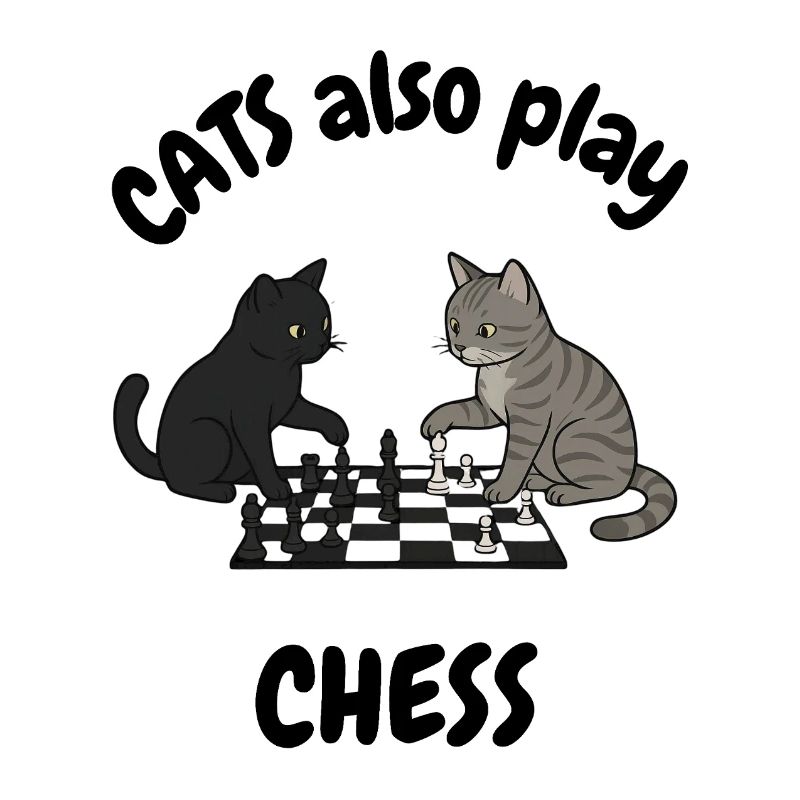 Cat also play chess