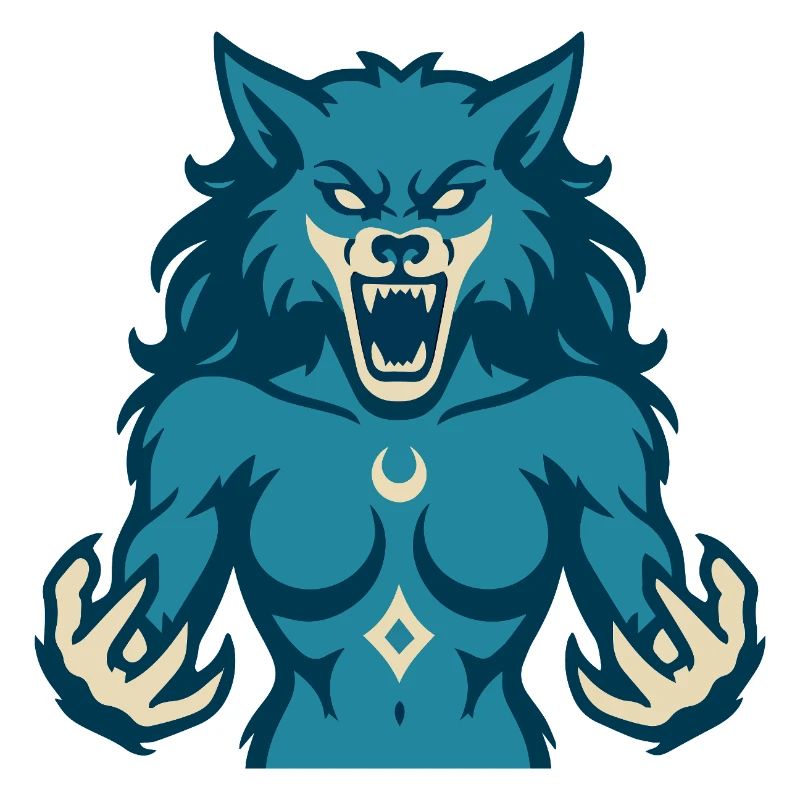 Conception de puissance Moonwolf