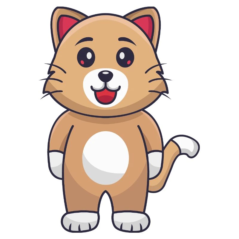 Karikatur-Katze