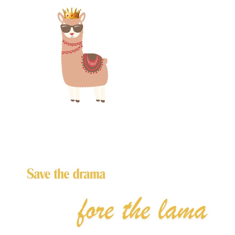 Regal Llama Crown Tee