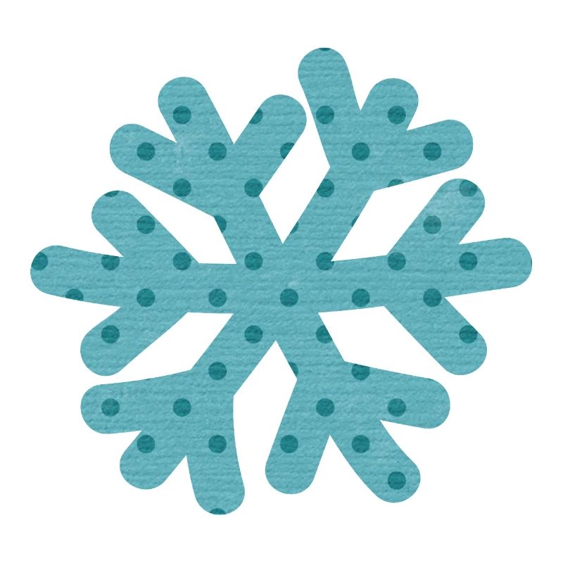 Points Flake de Neige Points décoration de Noël Hiver