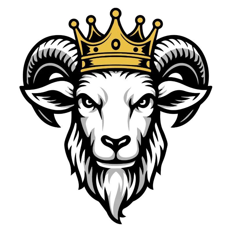 Graphique de couronne royale de chèvre