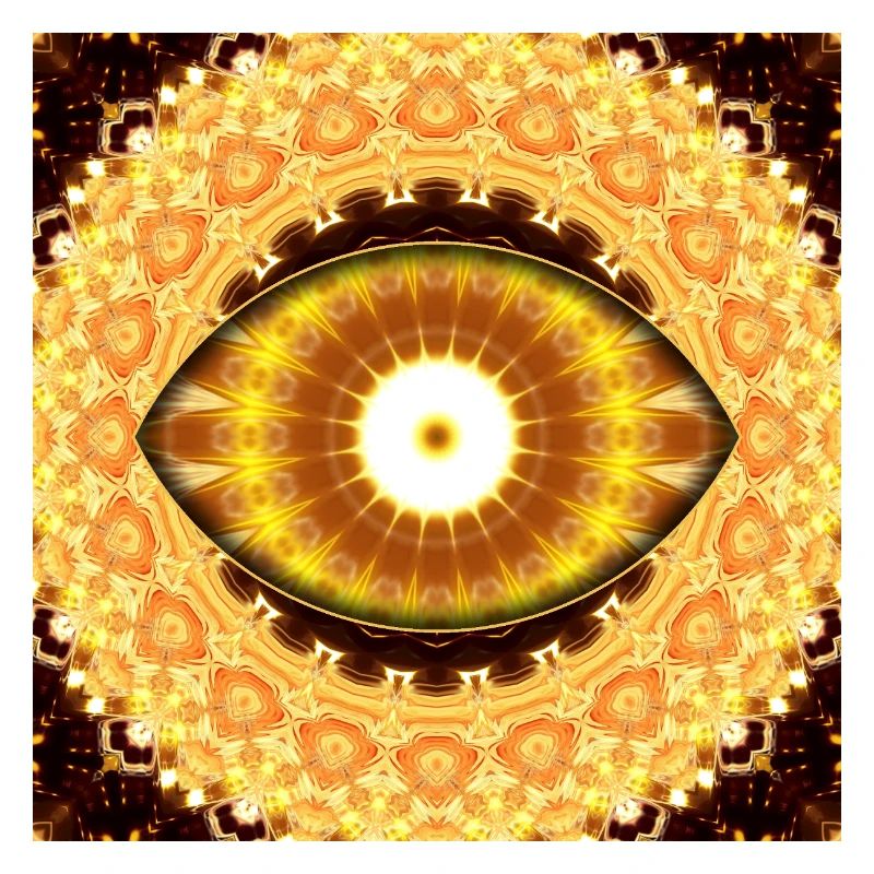 Rayons Mandala Œil de Soleil