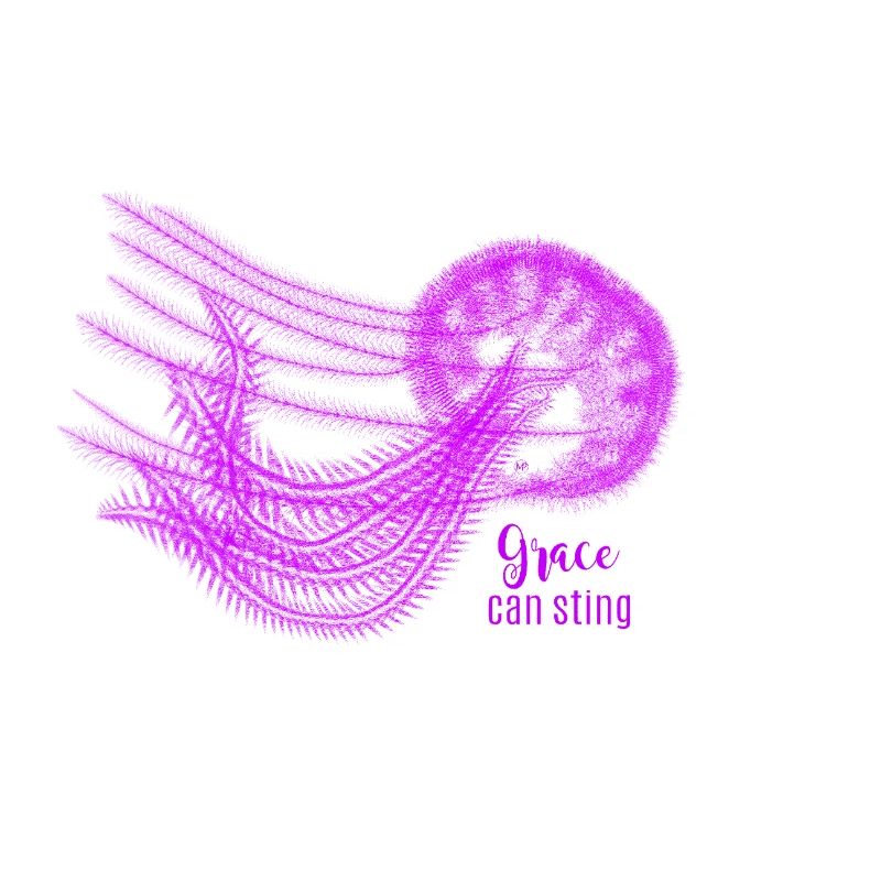 Art de la méduse Grace Can Sting