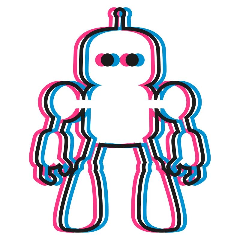 Robot 3D Effect AI Sci-Fi