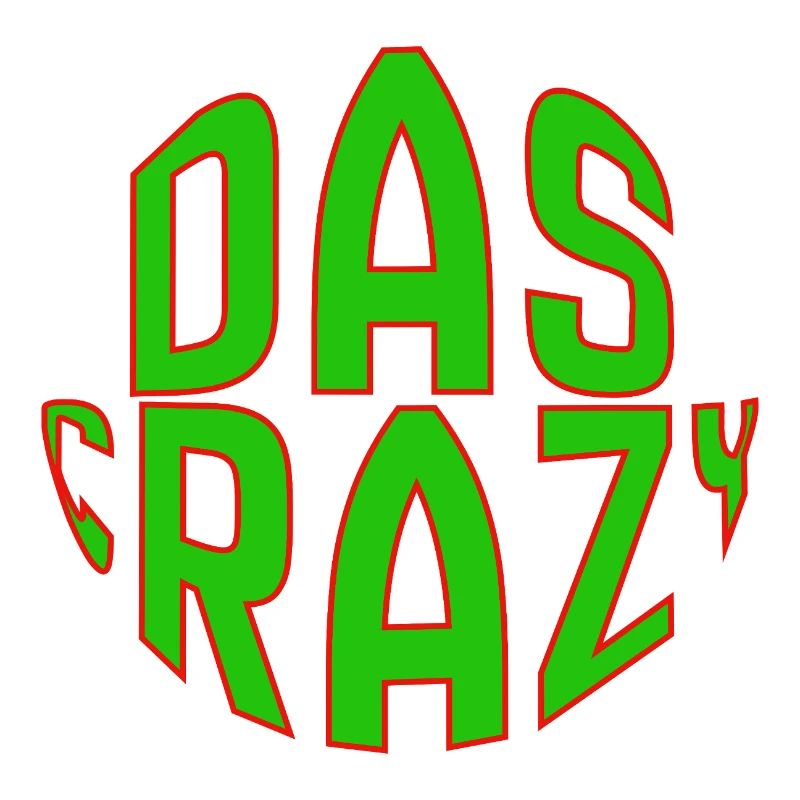 The Crazy Green Comic Font Design