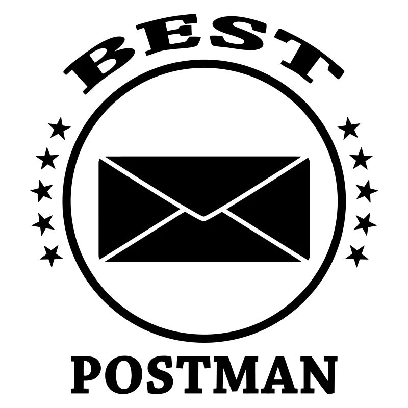 World's Best Postman Poststamp