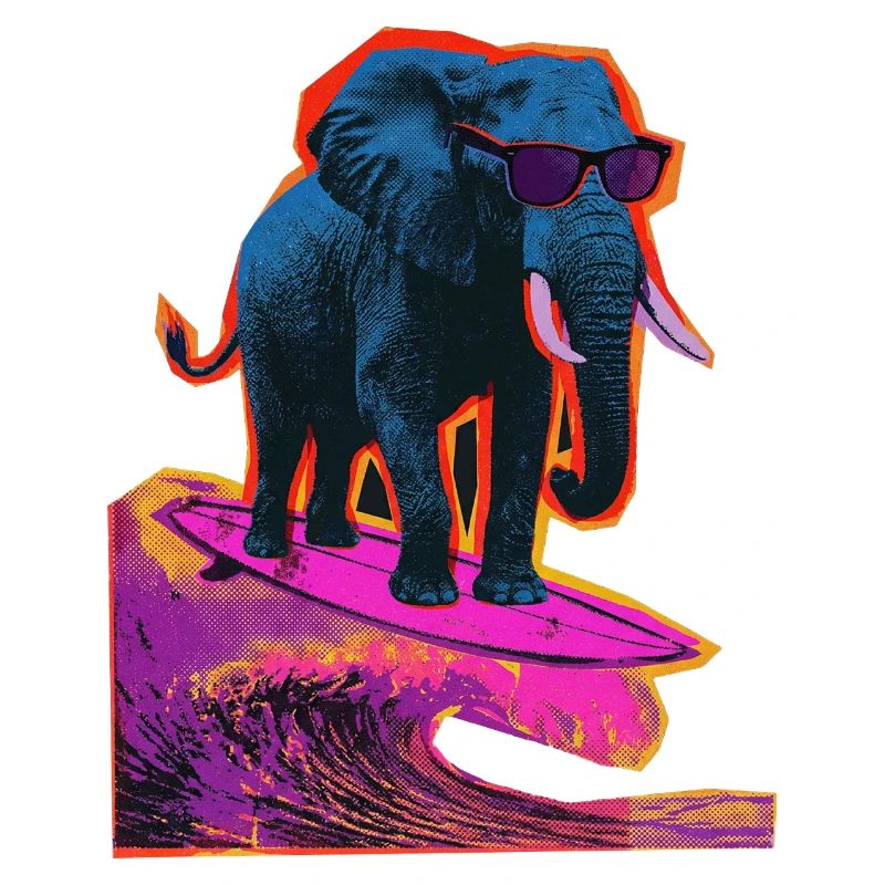 Surf d’éléphant Surf