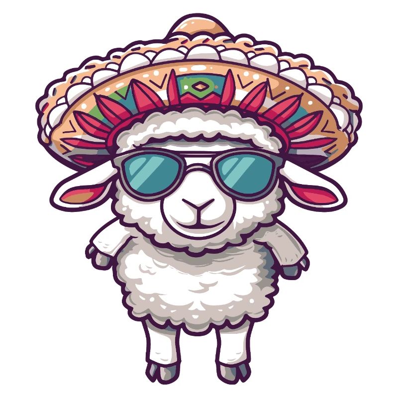 Elefant Comic Lustig Sombrero