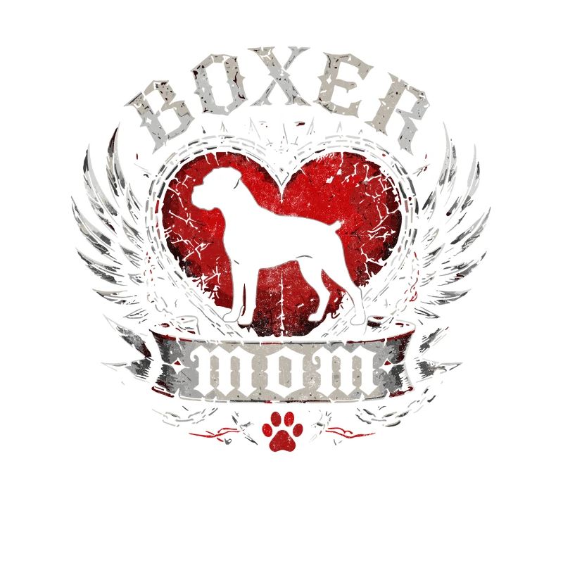 Boxer Heart Wing Emblem