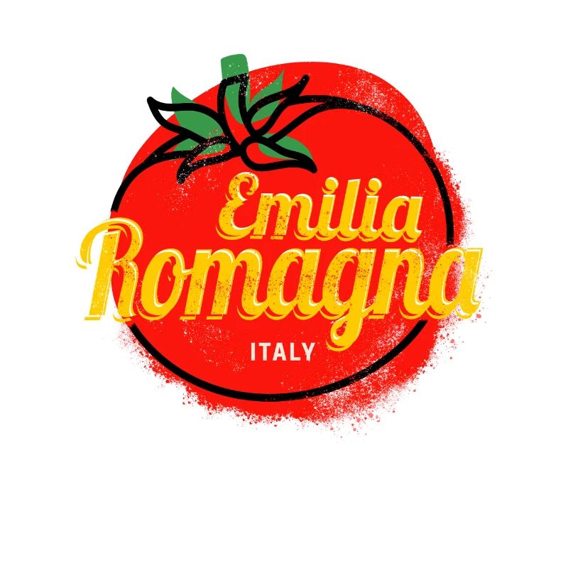Emilia-Romagna mit Tomate Italien Vintage Souvenir