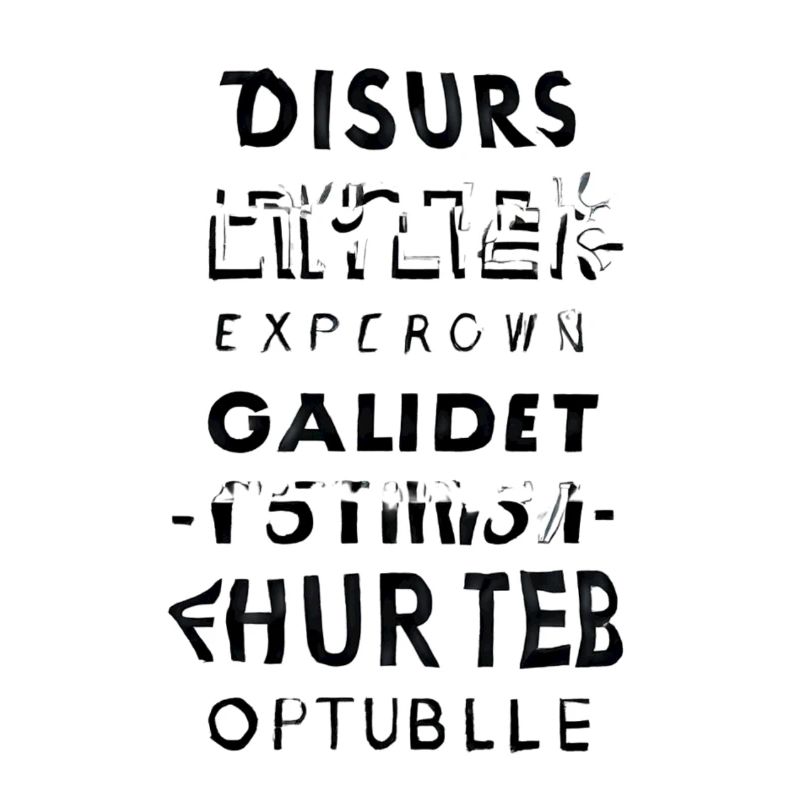 Glitch text cascade
