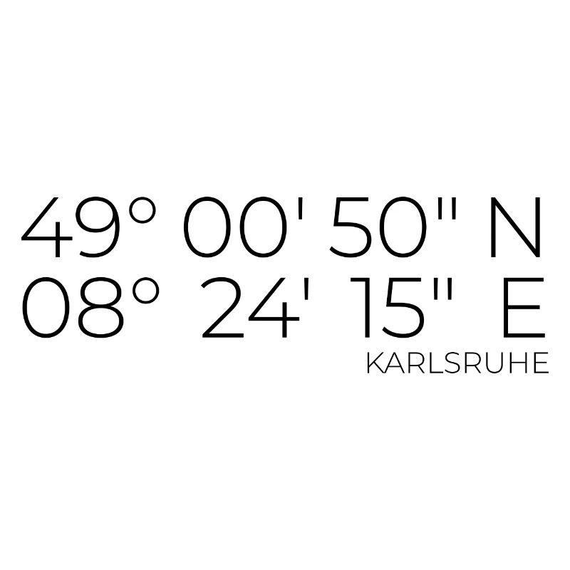 coordinates Karlsruhe