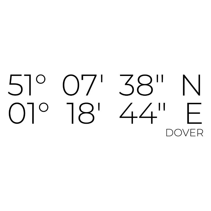 Coordinates Dover Engand
