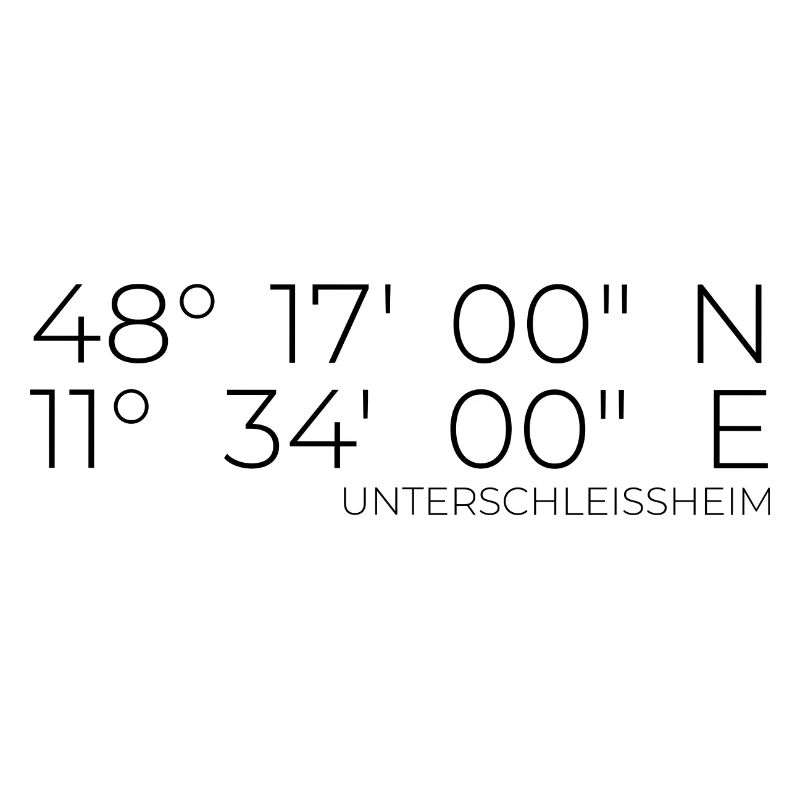 Coordinates Unterschleissheim