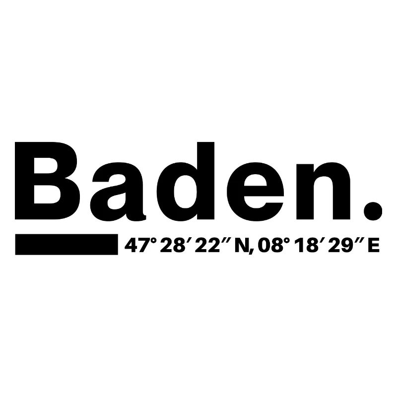 Baden coordinates Aargau Aargauer Aargauerin