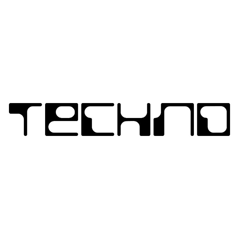 techno bold logo design