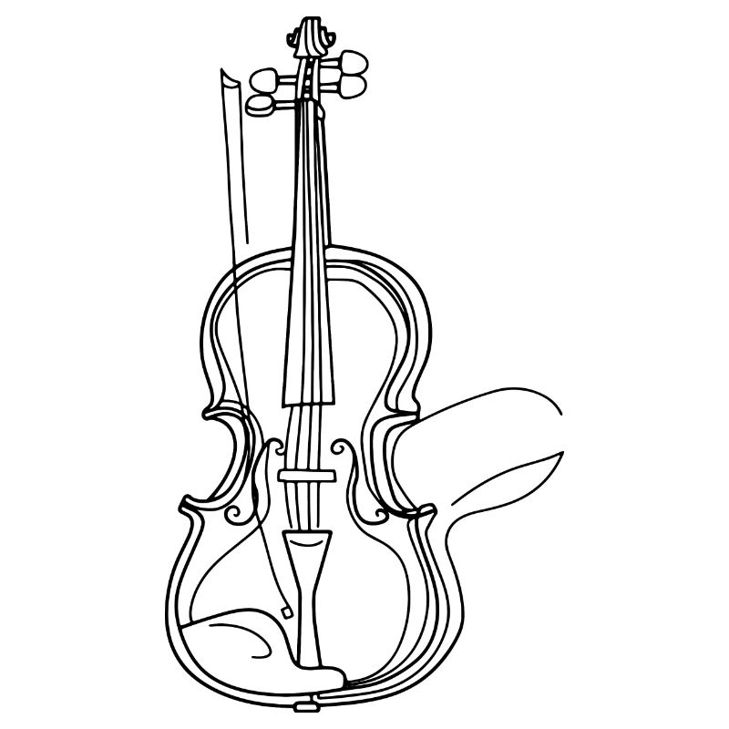 Violin Drawing
