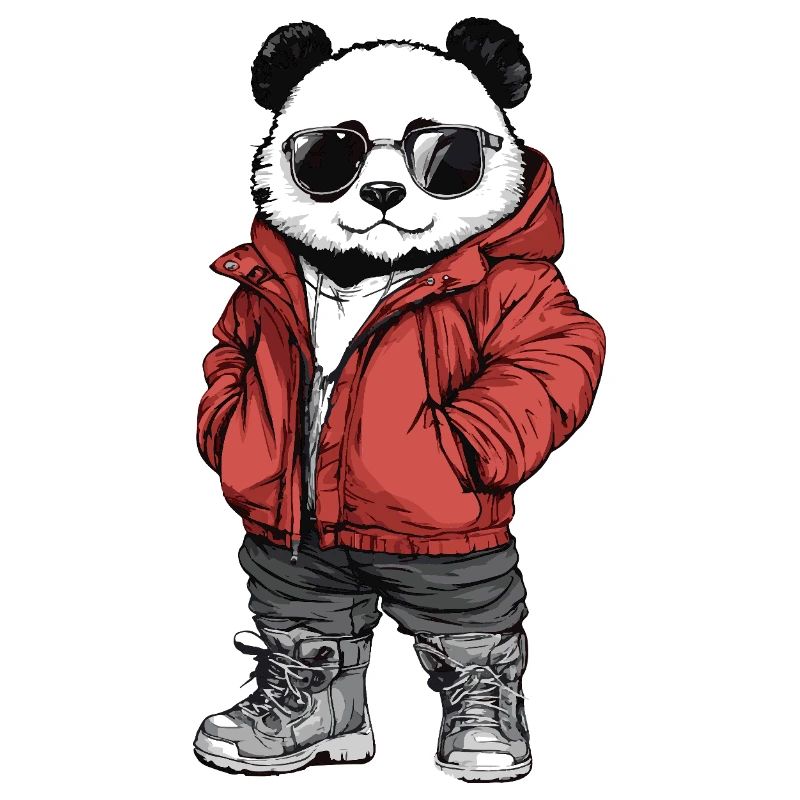 Panda Cool Winter