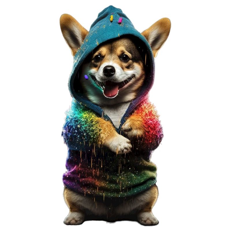 Pup élégant