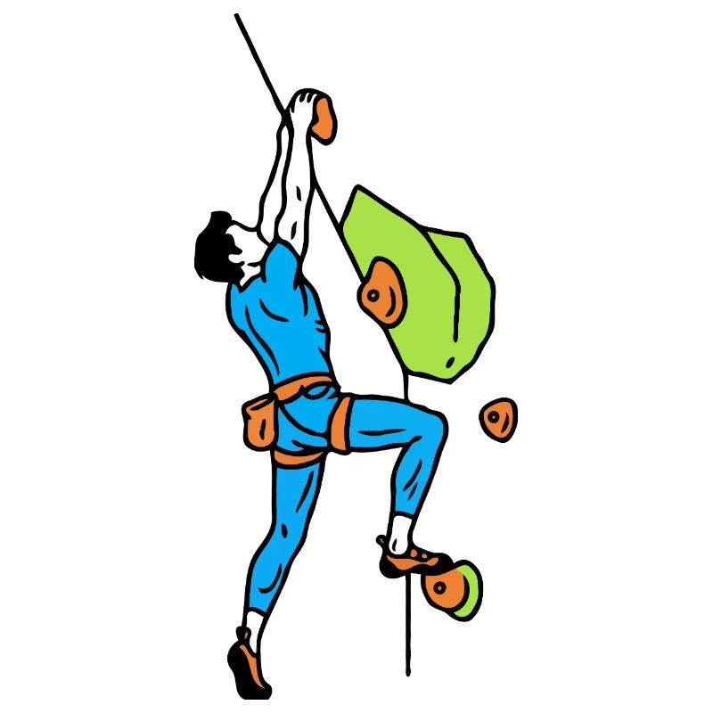 Steep wall climber