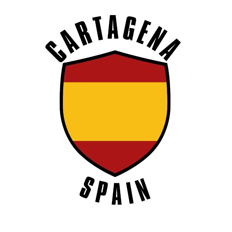 Cartagena-Spanien-Schild