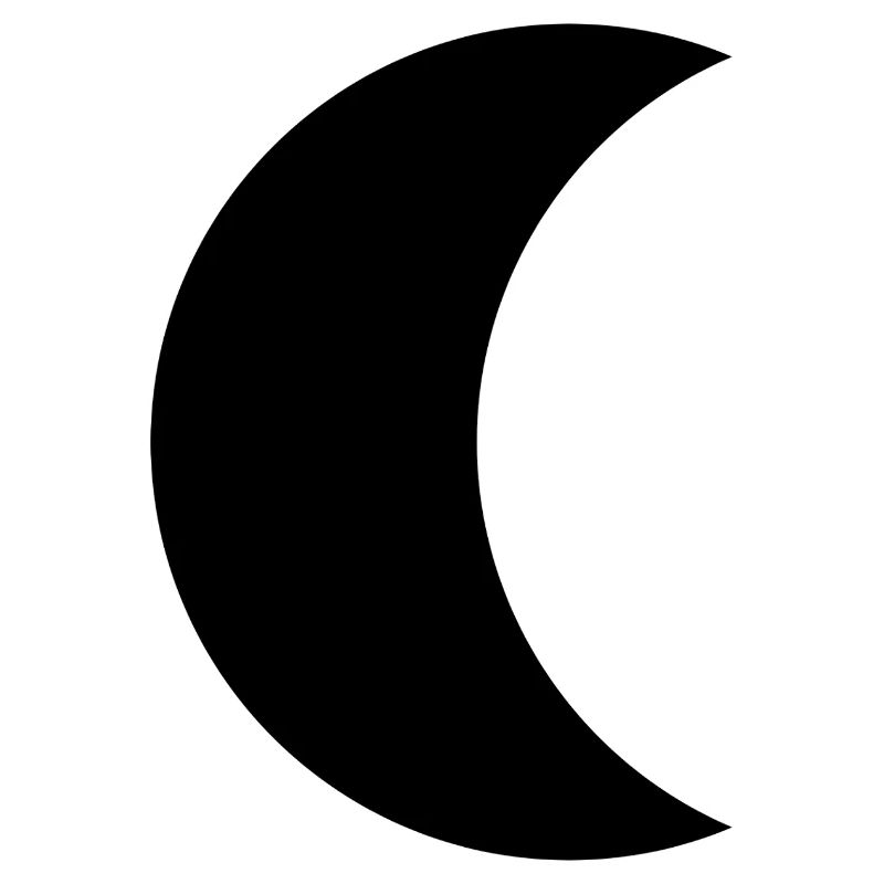 Crescent moon