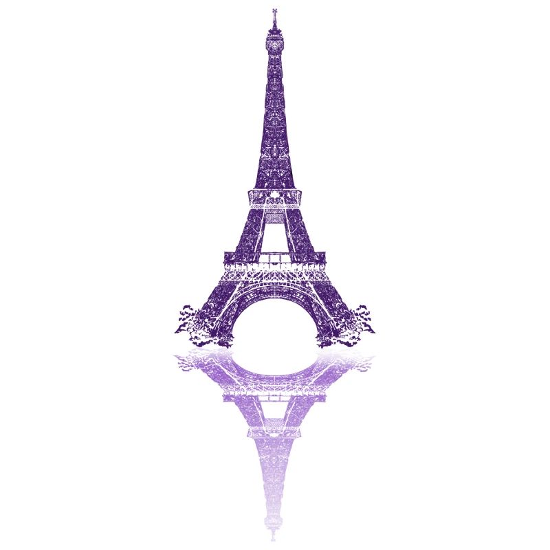 Pariser Spiegel Eiffelturm