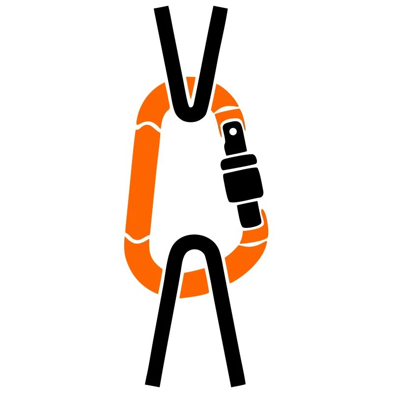 Karabiner Kletterseil Baumpfleger Alpinist
