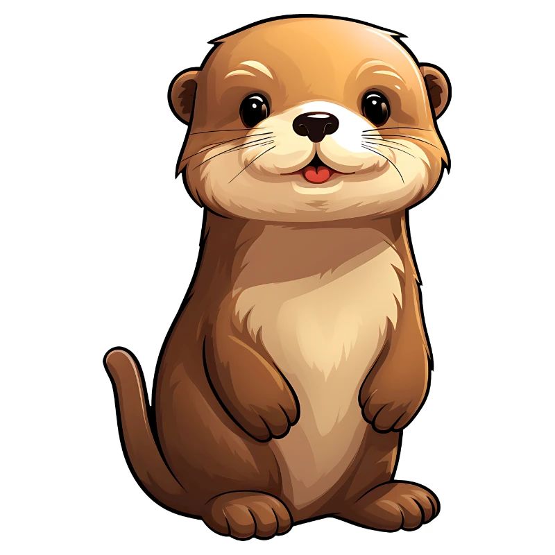 Cute otter design | Summer vibes | Otters