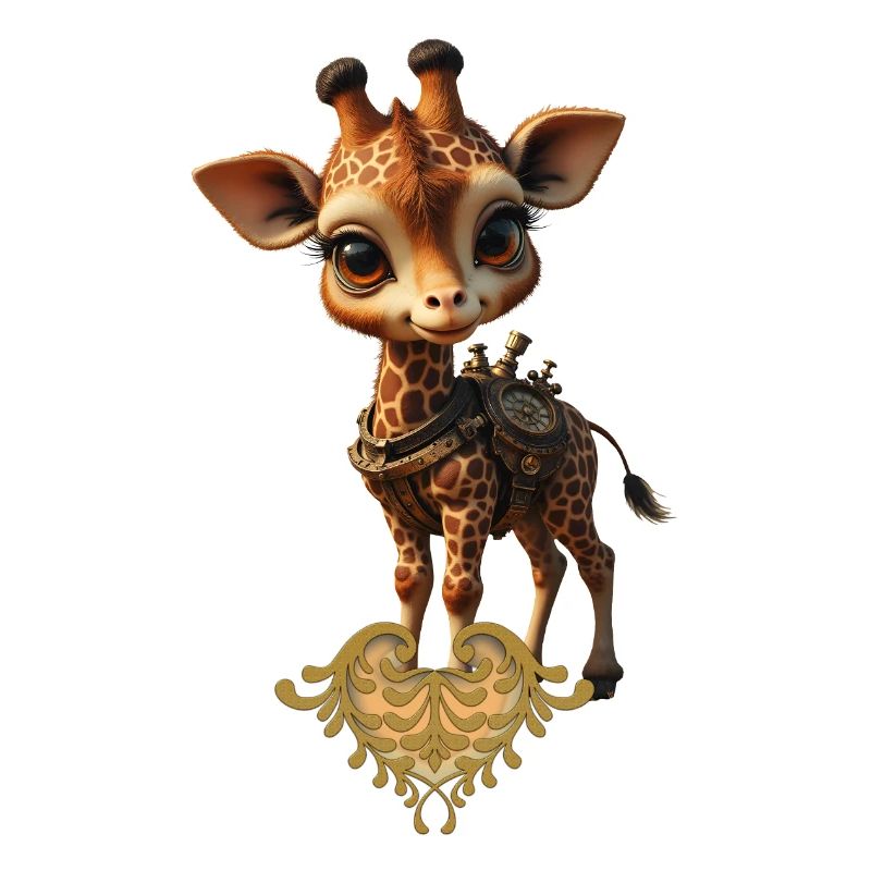 Charming Steampunk Giraffe