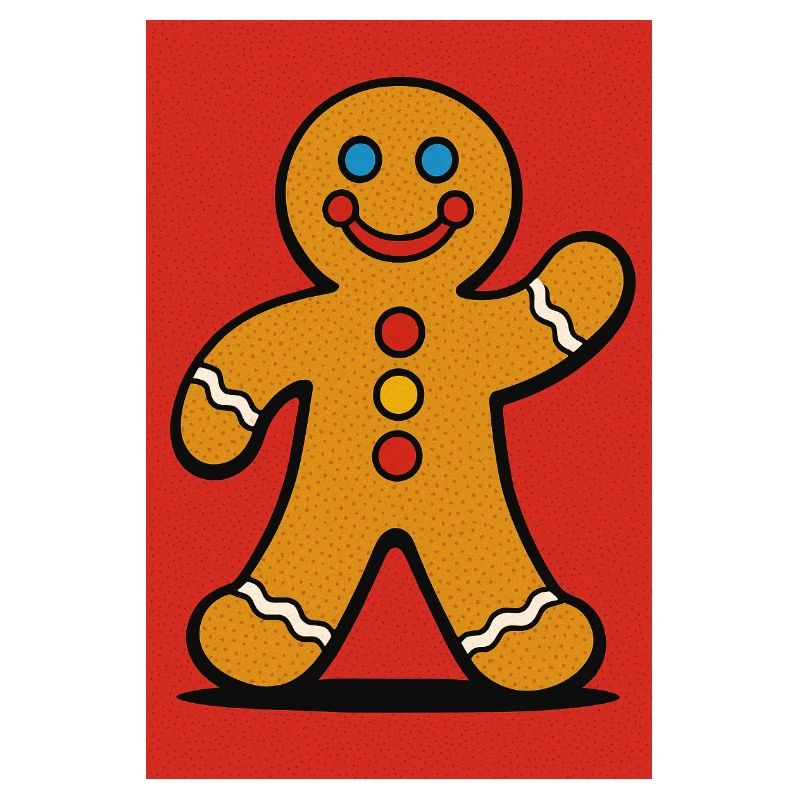 Glücklicher Lebkuchenmann