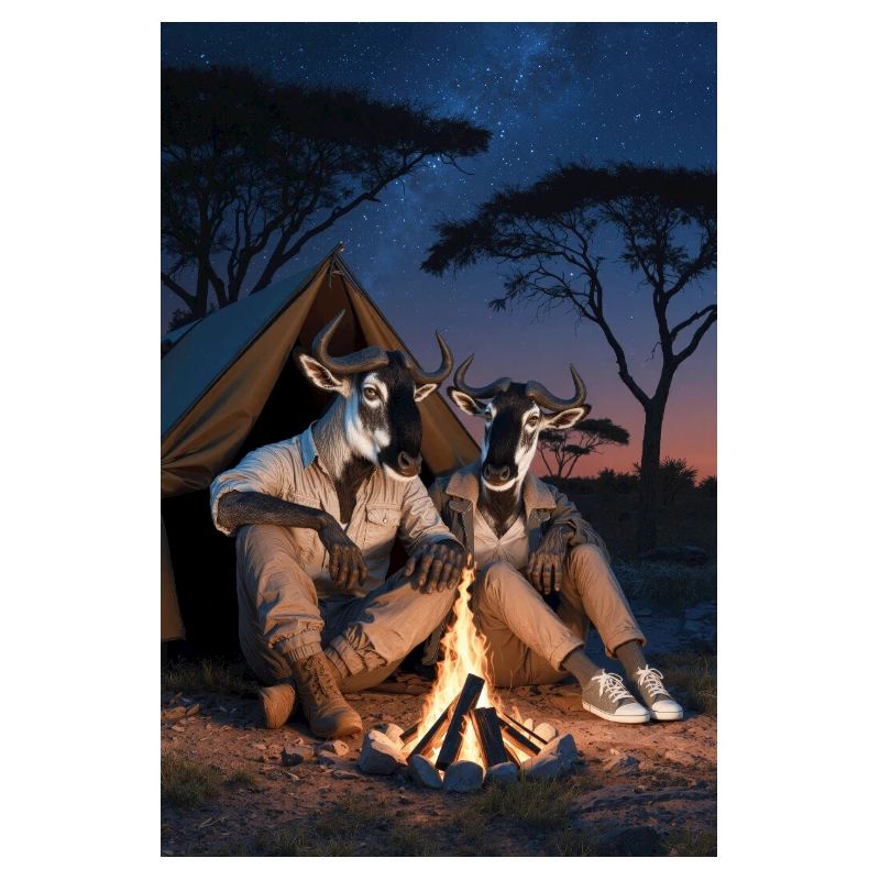 Wildebeest Humanoid Pair