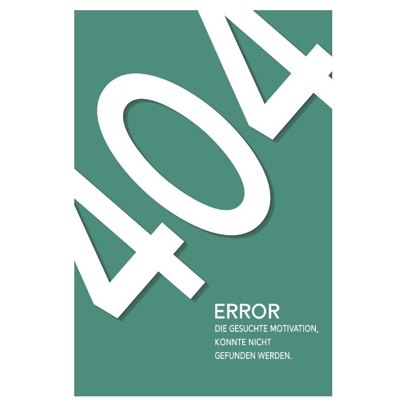 Erreur 404 Motivation introuvable